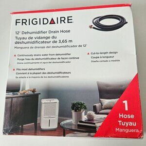 Frigidaire Dehumidifier Drain Hose 12 ft Cut To Length with hose coupling